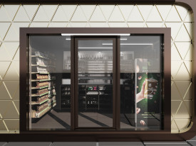 В Запорожье открыт  торговый объект в модульном защитном укрытии, созданным АЛД Инжиниринг и строительство